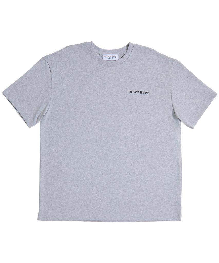 TEN PAST SEVEN Oversized T-Shirt - Gray