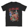 Vintage Gorillazs Punk Rock  T-Shirt Men Crewneck Cotton T Shirt  Short Sleeve Tees Unique Clothing
