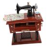 Sewing Machine Music Box Hand Crank Musical Box Vintage Sewing Machine Desk Decoration