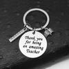 Thanksgiving Teacher's Day Student Send Teacher Cultural Keychain Key Ring Gift