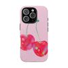 Роскошный летний чехол Clmj с лимонами и вишней для iPhone 17 16 15 14 13 12 11 X XS XR Air Pro Max Plus Двухслойная задняя крышка