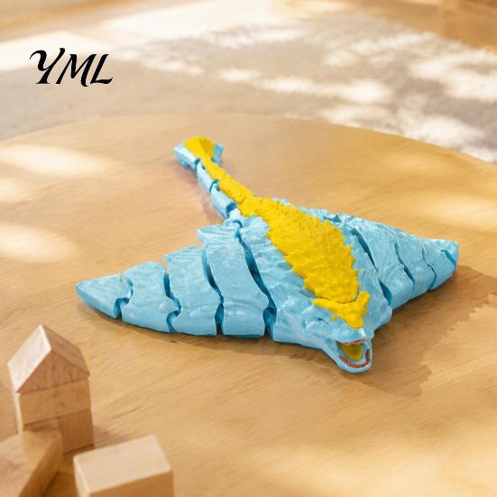 Educational Sea Creature Toy Articulated Deep Toy, 3D Printed Horror Marine Animal Figure, Ocean Life Figurines Figurine with Flexible Joints for Desk