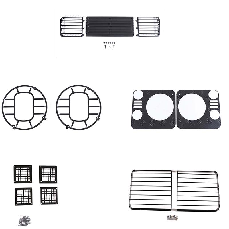 BJL1 Для Land Rover Defender 90 110 130 2004-2019 Центральная решетка Защитная сетка для фар Автомобильная защитная крышка фар Автоаксессуары