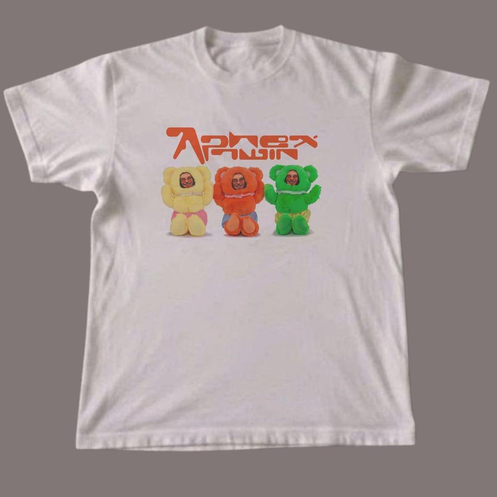 Aphex Twin Bears Graphic T-Shirt and kids tshirt, 90s Electronic Music Merch, Unisex Cotton Tee