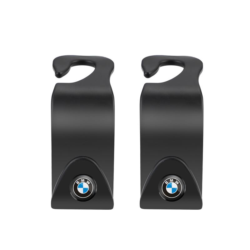 NAZF2 2Pcs Car Seat Back Hooks Auto Accessories For BMW 50th Anniversary Edition E46 E53 E90 E60 E93 E87 G01 G20 X3 X5 F30 F20 G11 E48