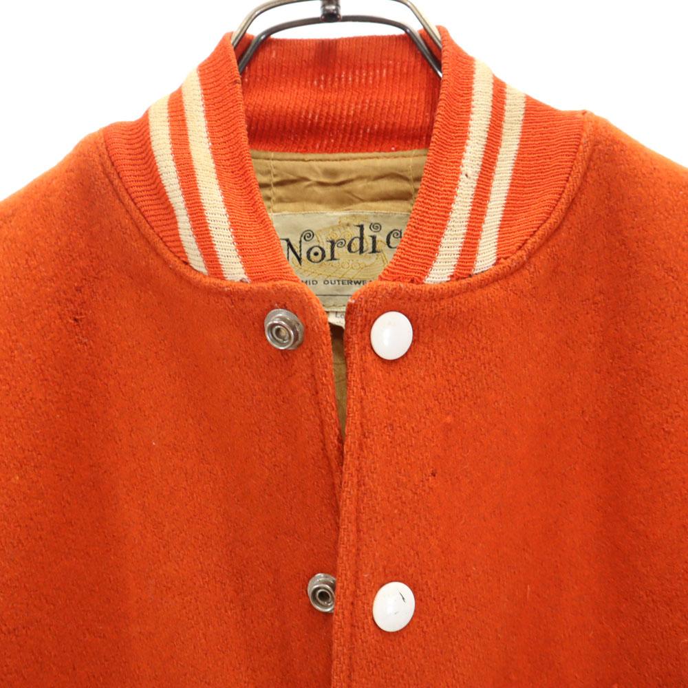 Nordic 70s Vintage Stajan 16 Orange Blouson Award Women Used