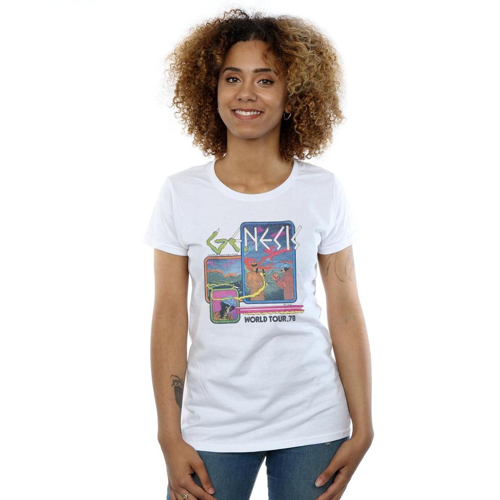 Genesis Womens/Ladies World Tour 78 Cotton T-Shirt