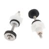 2 шт. Антикоррозийный комплект крепежных винтов для бачка унитаза Универсальная посадка Запасные части для ремонта унитаза для гостиничного апартамента Обслуживание ванной комнаты