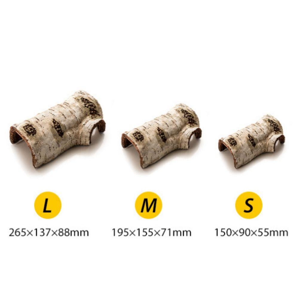 Amphibians Creative Hollow Lizard Hideout Caves Tortoise Hideout Small Reptile Caves Trunk Habitats