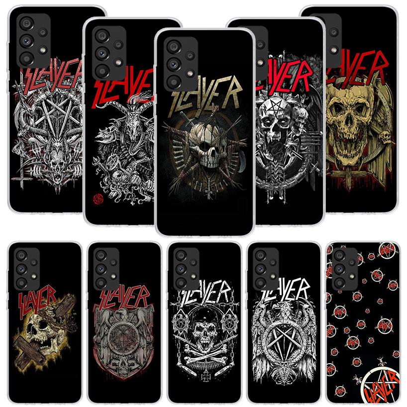 Чехол для телефона Slayer Heavy Metal Rock Band для Samsung Galaxy A17 A16 A14 A15 A13 A57 A56 A54 A55 A53 A37 A36 A34 A35 A33 A26 A24 A