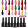 MAYJAM 8 шт. цветной набор гель-лаков для ногтей с блестками голографические УФ-гели для ногтей отмачиваемый УФ-гель для ногтей женский модный уход за ногтями