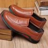 2025 весна новые мужские туфли деловые повседневные кожаные туфли мужские мягкие подошвы мягкая поверхность одна педаль натуральная кожа папины туфли мужские