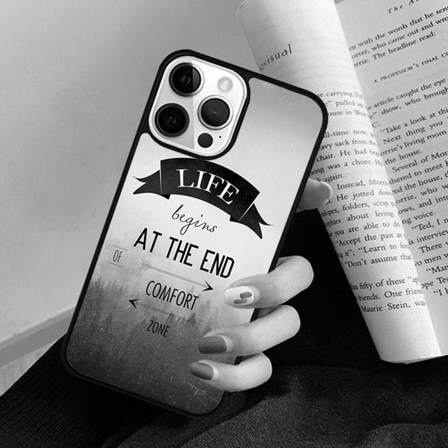 Красивая Жизнь Вдохновляющая Цитата Чехол для Телефона для iPhone 17 Air 16 15 14 13 11 12 Pro Max Plus Fundas