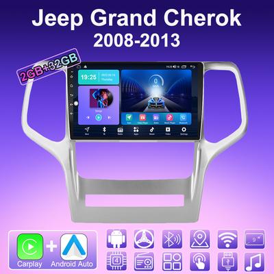 2 DIN Android Carplay автомобильное радио для Jeep Grand Cherok 2008-2013 мультимедийный проигрыватель головное устройство стерео GPS навигация BT WIFI 2+32 ГБ