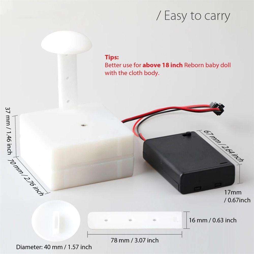 Breathing Mechanism Doll Breathing Device Sleeping Pulsing Doll Breathing Simulator DIY Toy