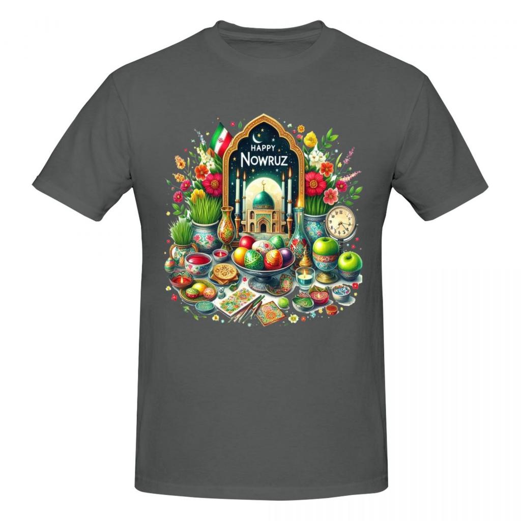Unisex Happy Nowruz Funny T Shirt Streetwear Cotton Unisex Clothing
