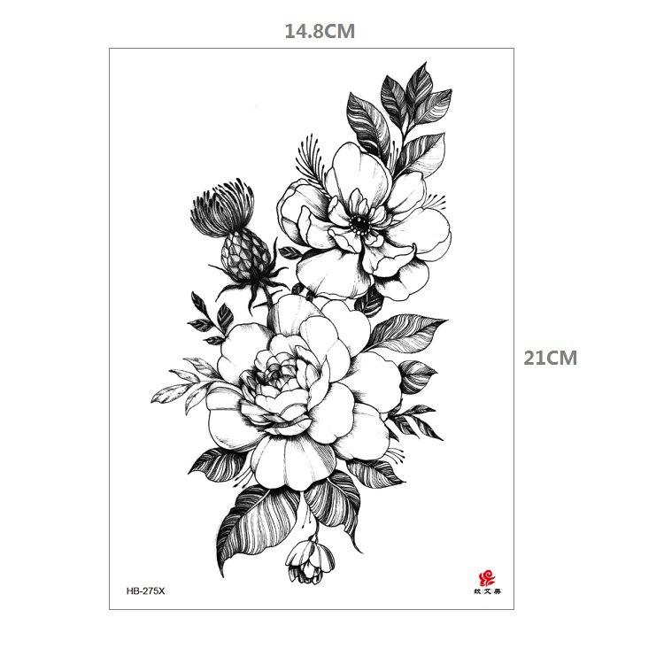 Наклейка с рисунком животного, тигр, лев, леопард, половина руки, рисунок Hb, набор для переноса воды, имитация наклейки