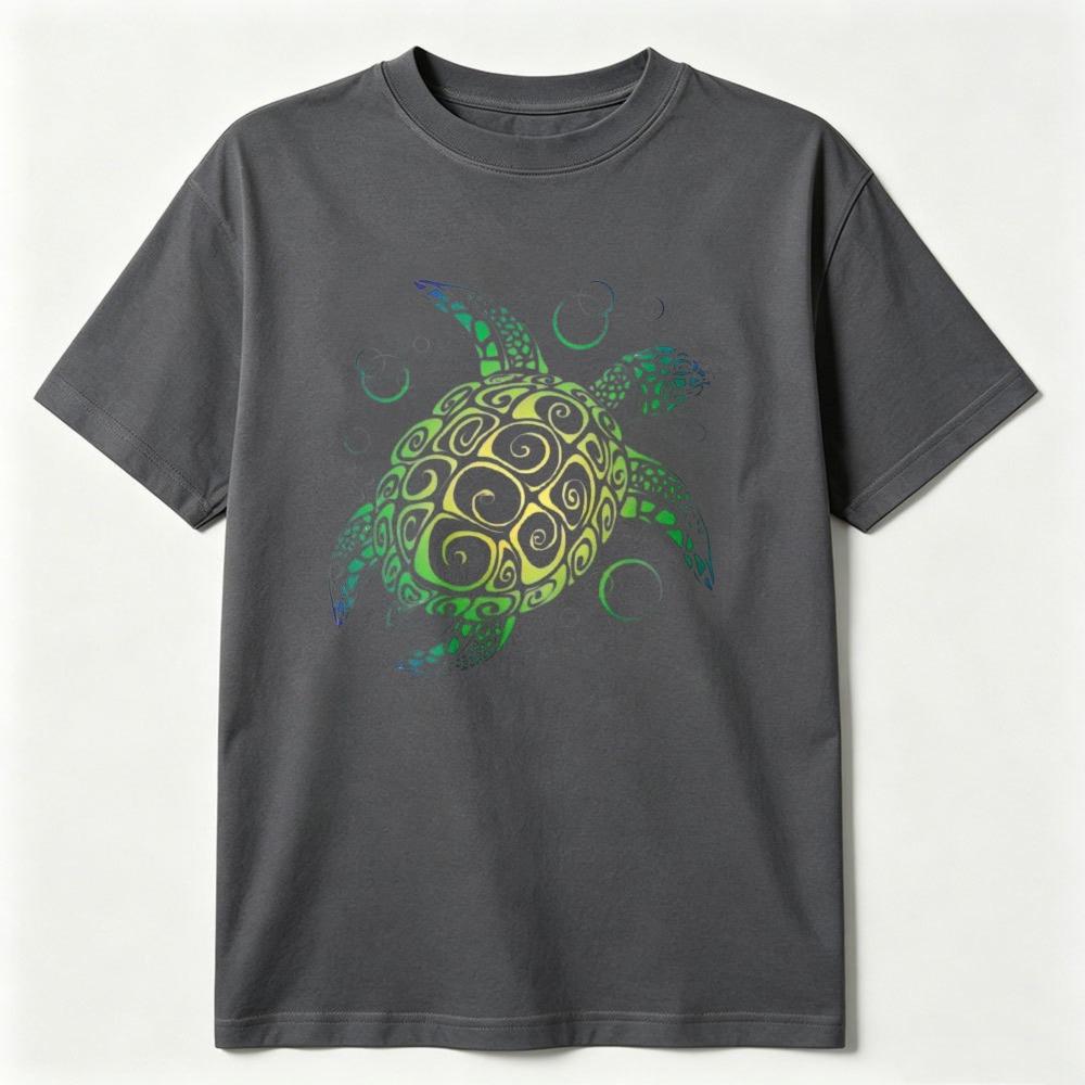 Marine Life And Turtles Tee Ocean Turtle Graphic Tee Summer Beach Aesthetic Casual Top Fashion Streetwear Vacation Unisex Tshirt