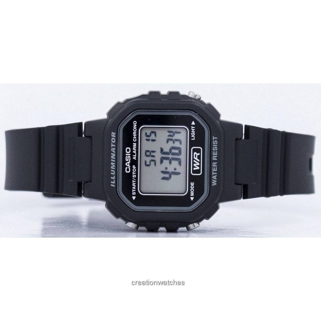 Casio Digital Quartz Alarm Chrono Illuminator LA-20WH-1ADF LA20WH-1ADF женские часы