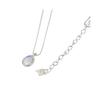 Charmy silver pure glass-necklace