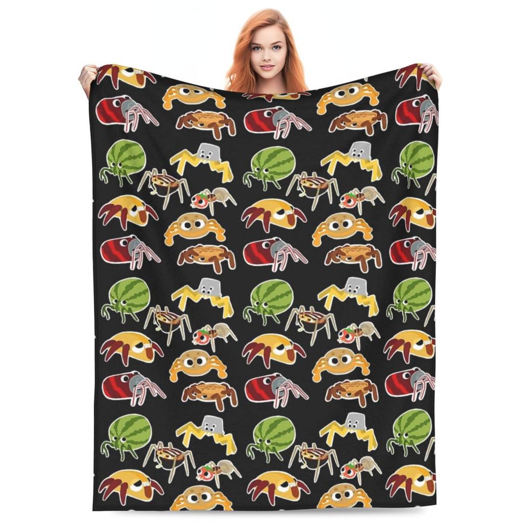 Bugsnax Bug Pack Фан-арт Типа одеяло с жуками Фланелевое легкое плед для дома спальни офиса Покрывало Одеяло