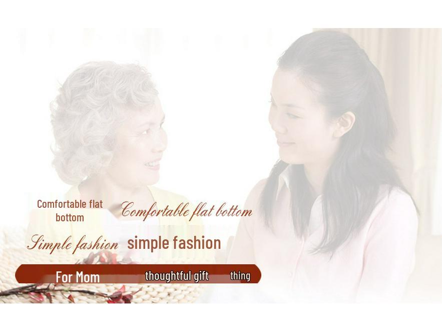 Women's Old Beijing Soft Sole Cloth Shoes, Non-Slip, Casual, Plus Size 34-42, Ideal for Spring and Autumn, Perfect for Middle-Aged and Elderly.