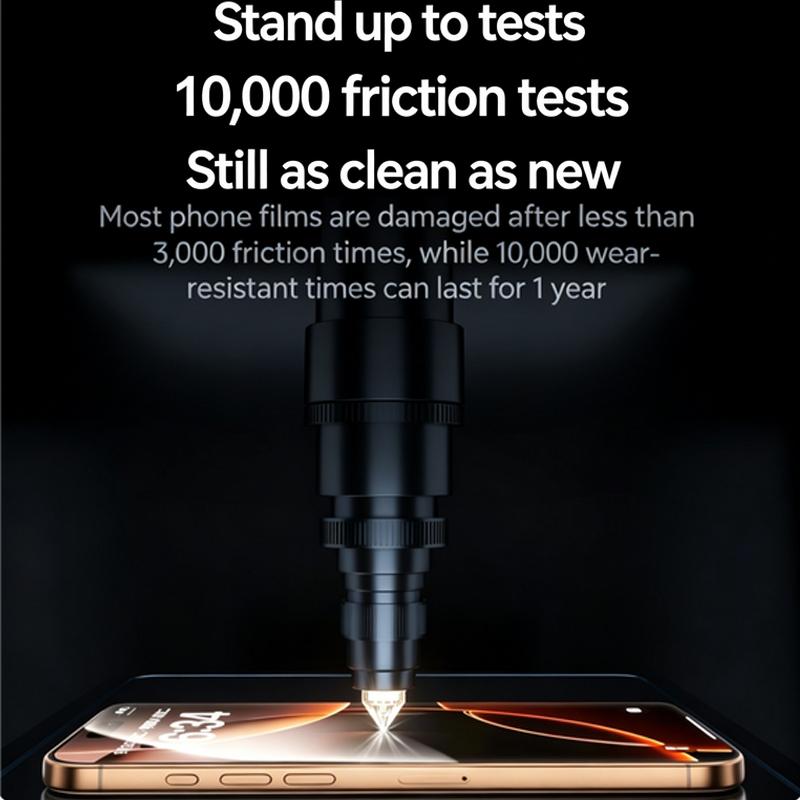 Tempered Glass Screen Protector For iPhone X XS XR 11 12 13 14 15 16 17 Pro Max Plus 16E 17E Air, Anti-Scratch Bubble-Free Full Cover HD Film