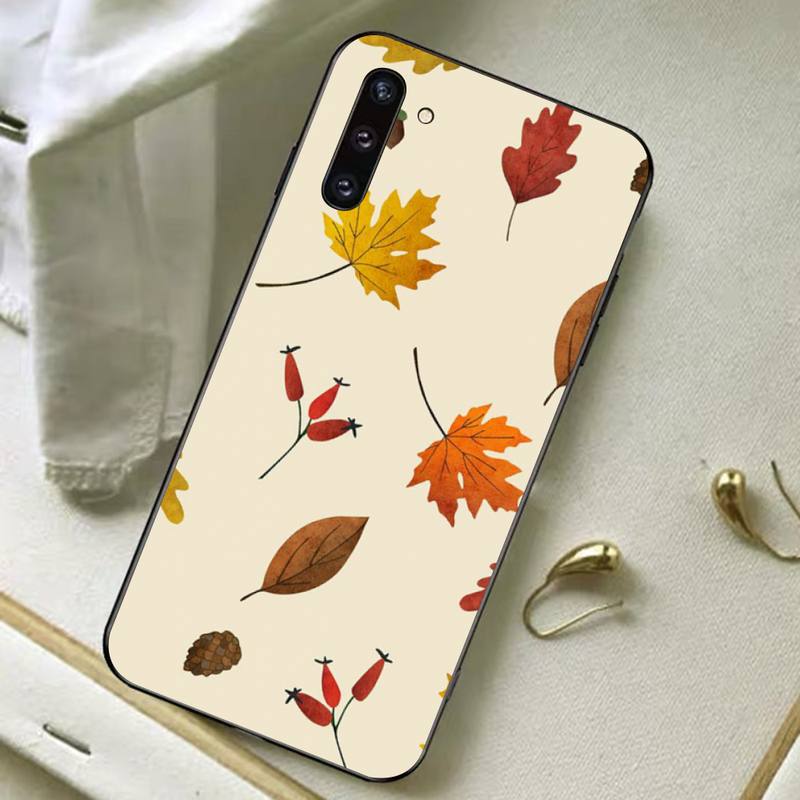 Чехол для телефона с опавшими листьями для Samsung A51 A30s A52 A71 A12 для Huawei Honor 10i для OPPO vivo Y11