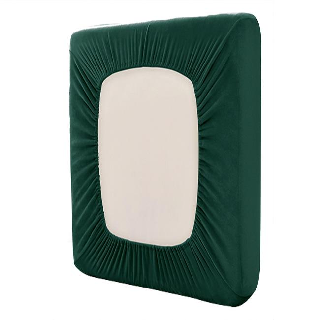 Cover For A Chambers Bed, Sofa, Corner Sofa Velvet, Bottle Green