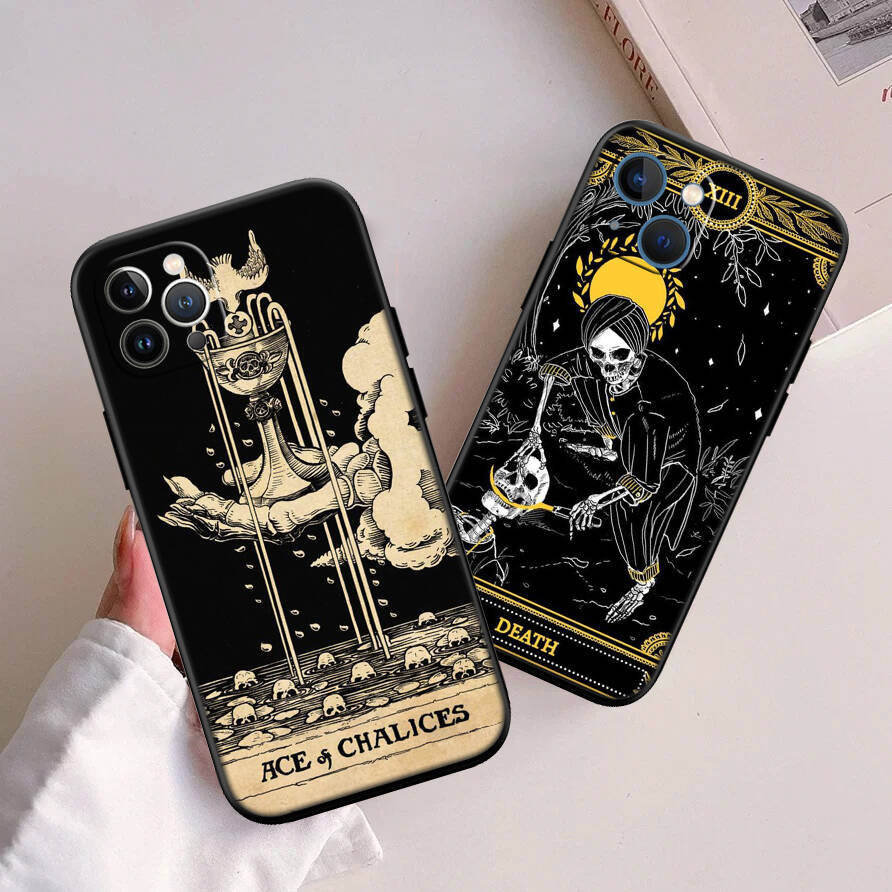 Divination Tarot Phone Case for Xiaomi Poco C40 C51 C50 C55 C65 C71 C75 C85 F8 F7 F6 F5 F3 F2 X7 X6 X4 X3 M7 M6 M5 M4 M3 M2 Pro