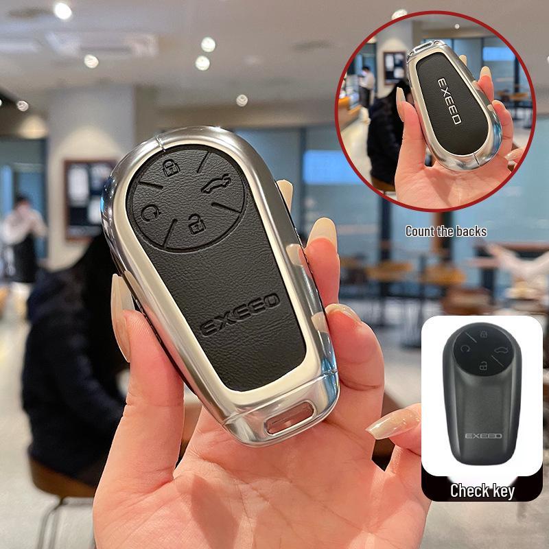 Совместимые чехлы для ключей для 2024 Starway Star Era ET и 2025 Star Era ES: Полное покрытие Металлический кожаный дизайн.