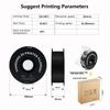 YUANEANG Matte PLA 3D Printer Filament 1 kg Spool (2.2 Lbs) 1.75 mm for Most FDM 3D Printers Lavender China