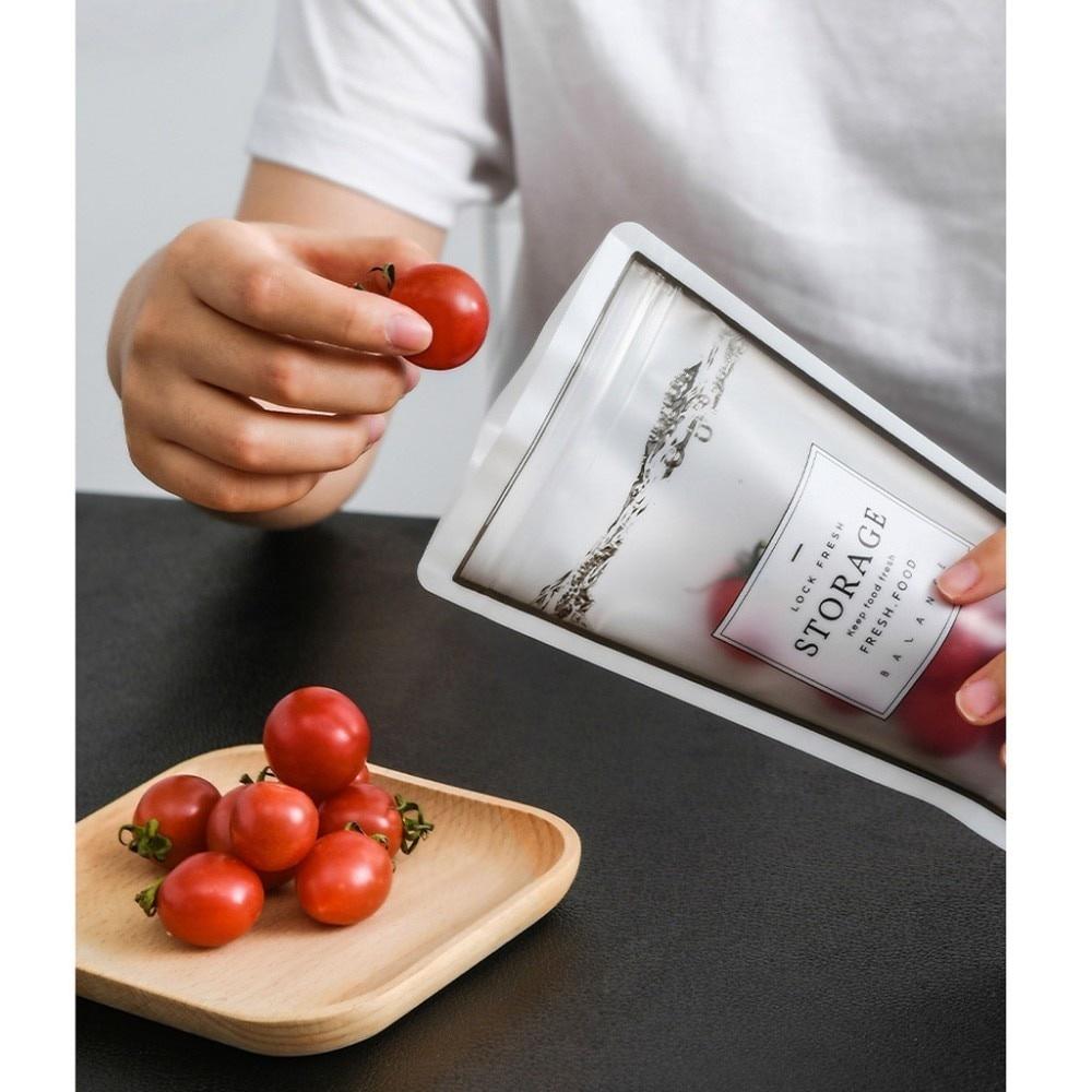 4 шт./компл. портативная чашка для воды в форме пищевой герметичной сумки для хранения еды, кухонная дорожная герметичная сумка для хранения фруктов, закусок, конфет