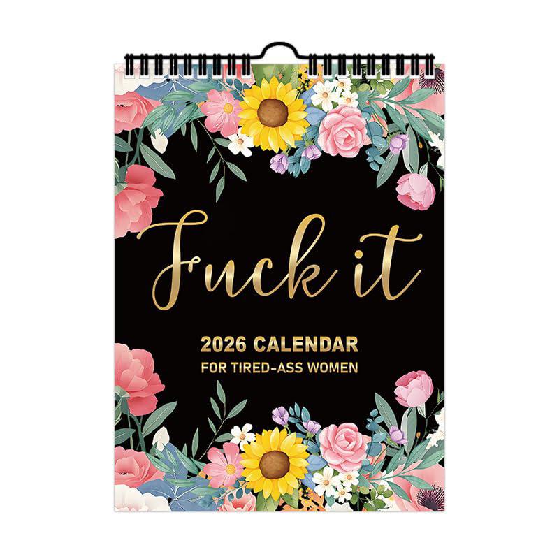 2026 Calendar For Tired Women Home Office Wall Calendar Fun Schedule Management Thick Paper Calendar