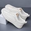Fashion Spring Autumn Cow Leather Sneakers for Men Fashion Causal New Designer Sports Shoes Male Black White Lace Zapatos De Hombre
