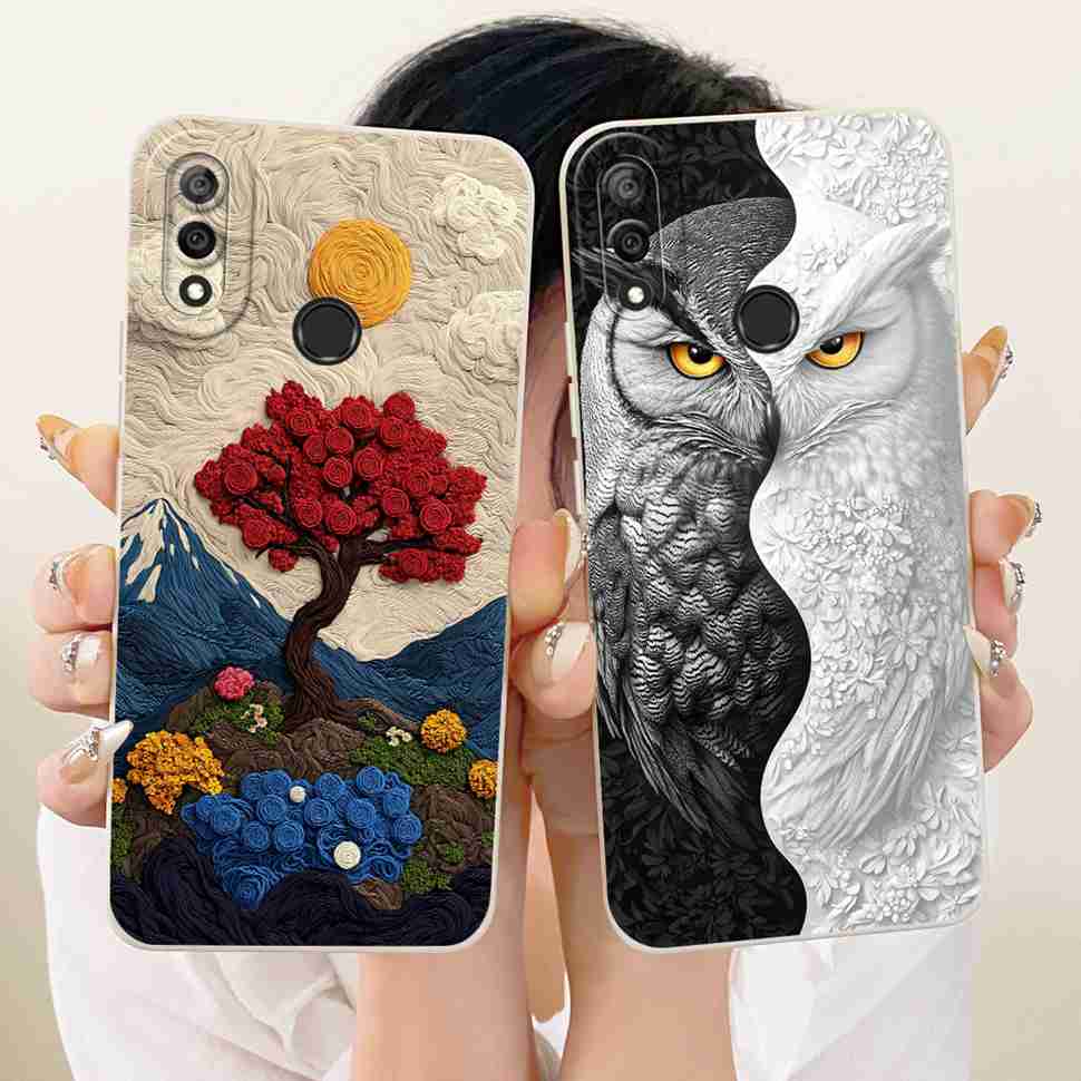 Cute Butterfly Case for Huawei Y9 2019 Casing Protector Soft Silicon Back Cover For HuaweiY9 (2019) JKM-LX1 JKM-LX2 Funda
