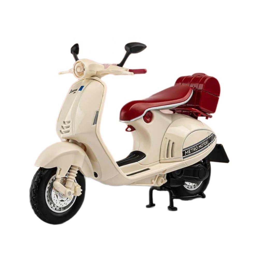 Diecasts Vehicle Retro Motorcycles Cars Toys Zinc Zinc Alloy Vehicles Light Music Toy Home Decoration