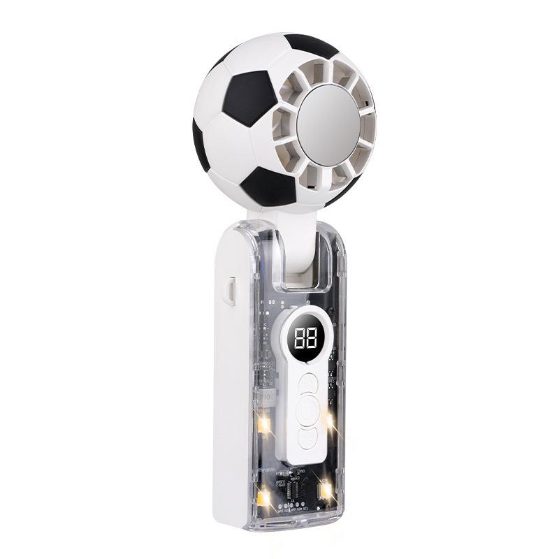 World Cup x68 USB Rechargeable Handheld & Neck-Hanging Mini Fan for Kids