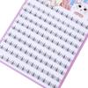 Dream Deer Кошка Дикая Нижние Ресницы - Прозрачная Основа Индивидуальные Пучки (120 уп.) для натурального вида