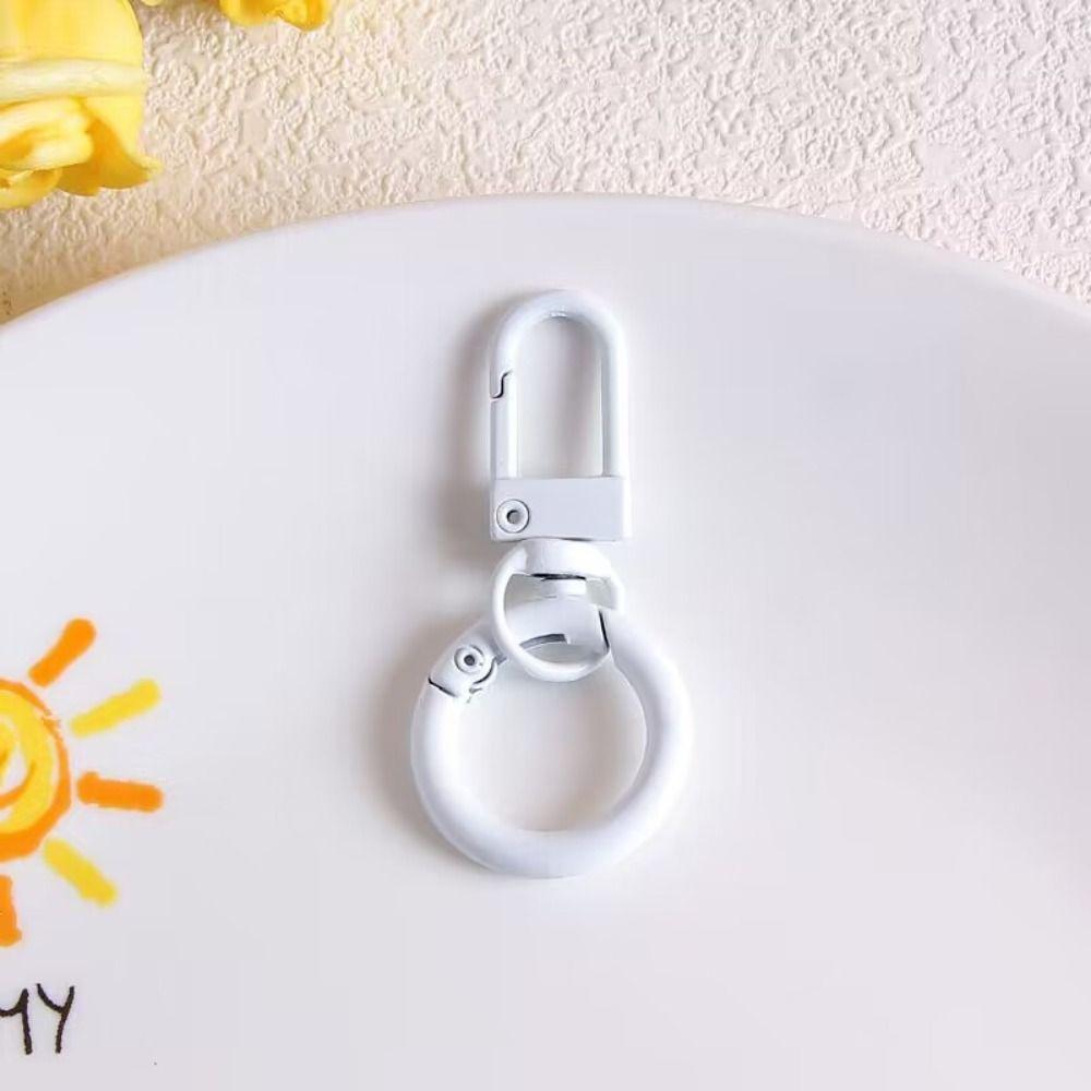 Candy Color Spring Clasp for Keyring Snap Lobster Clasp Hooks DIY Jewelry Buckle Connector Carabiner Keychain Clips