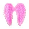 Крылья ангела для детей девочек крылья феи из перьев костюм нарядные аксессуары для Хэллоуина косплей вечеринки