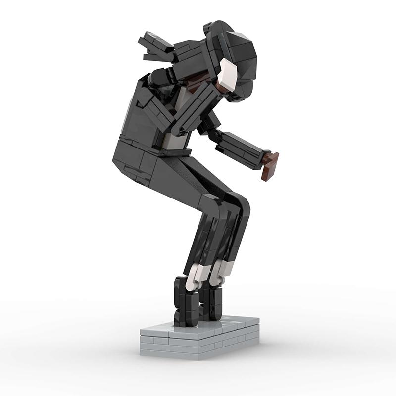 Идеи MOC Музыкальная Суперзвезда Певцы Танцоры MJ Модель Майкла Джексона Строительные Блоки Кирпичики Образовательные Детские Игрушки Рождественский Подарок