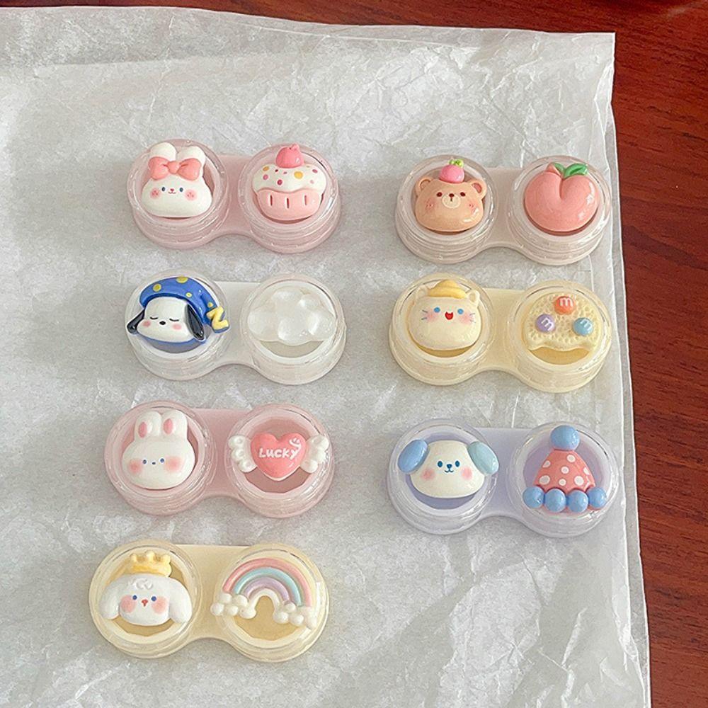 Портативный футляр для контактных линз, мини-инструмент для ухода за линзами, новый ящик для хранения контактных линз