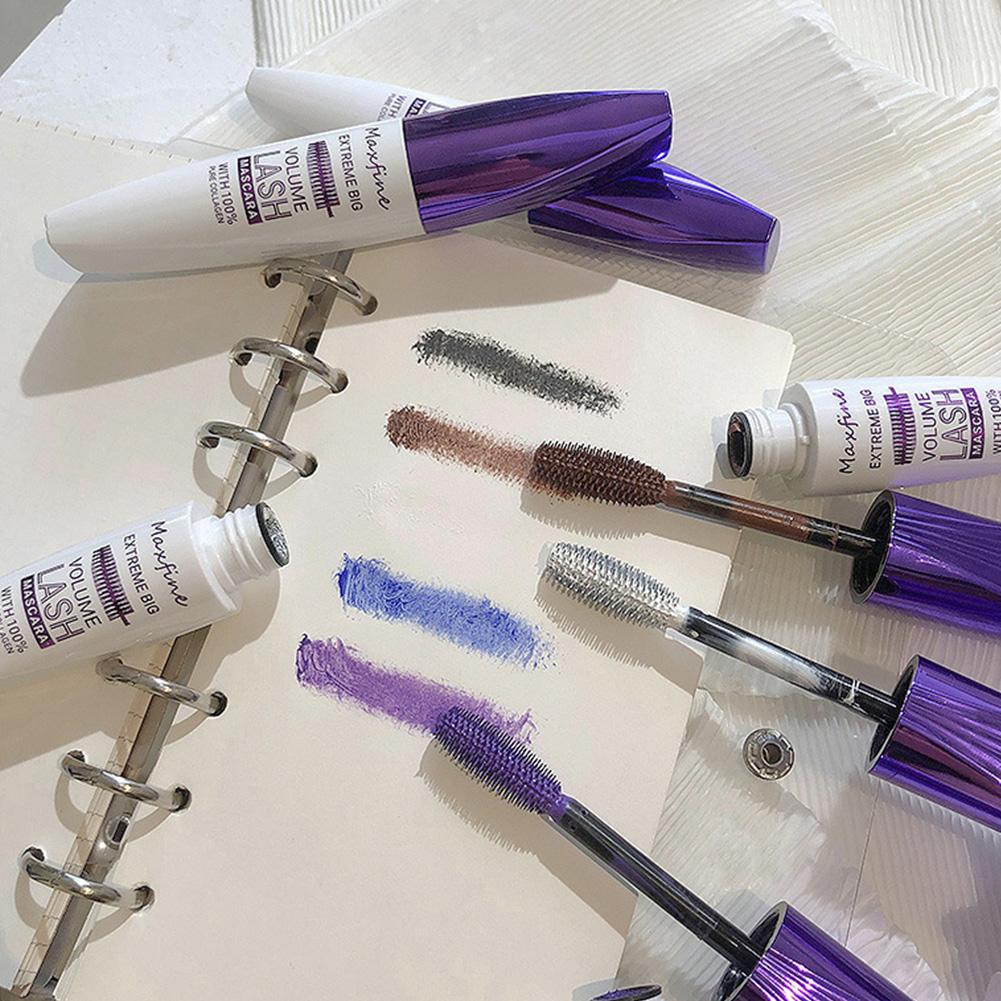 5D тушь для ресниц с шелковым волокном, цветная тушь для ресниц, водостойкая тушь Rimel 3D тушь для наращивания ресниц, толстые удлиняющие ресницы, косметическая косметика