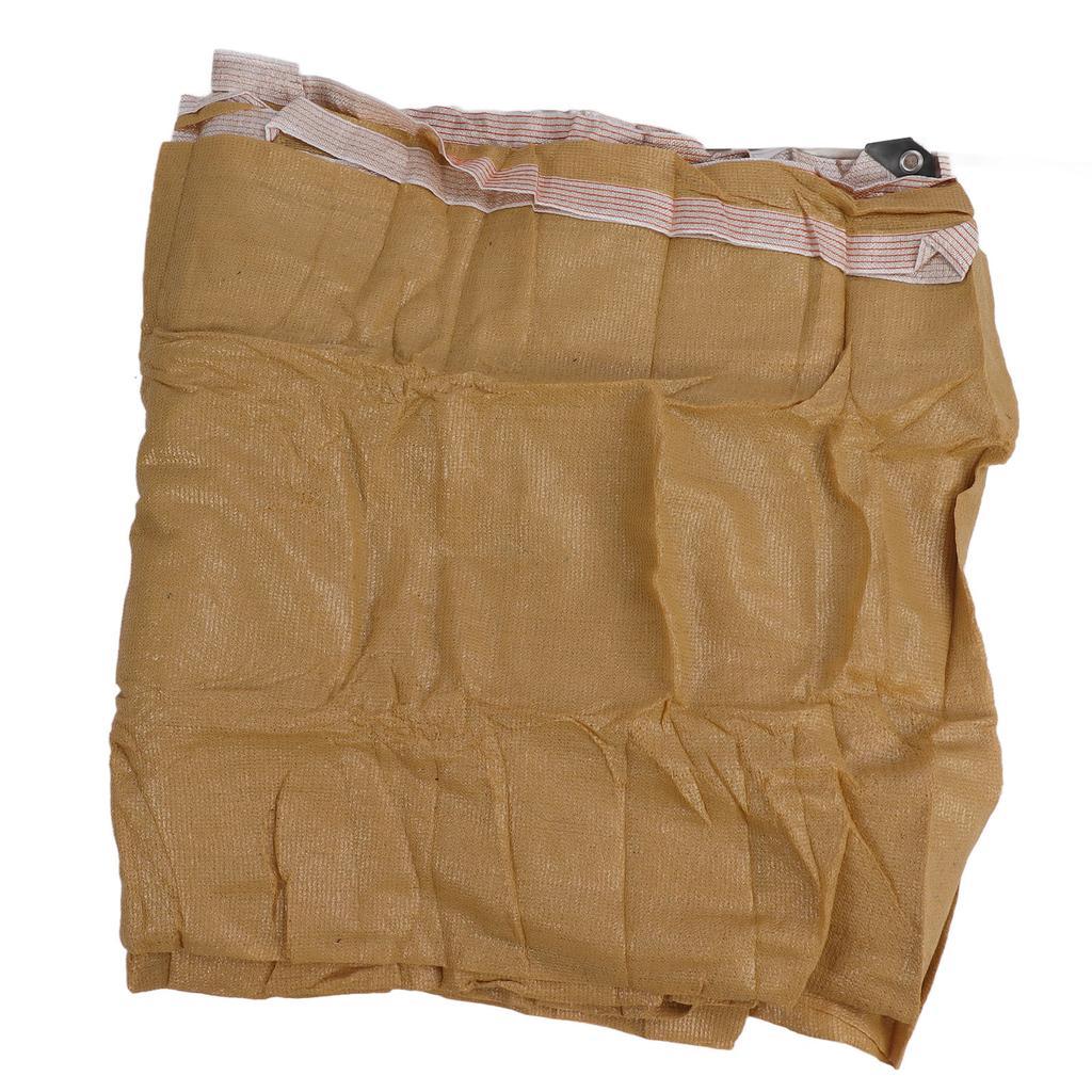 UV Block Shade Sail Thicken Slotting Sun Shade Sail for Villa Courtyard Outdoor Beige