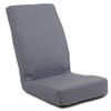 Urnodel Seat Compact Reclining High Back Floor 6 1 Memory Foam Linen Cute Seat High 1 Gray Chair, Seat, Chair, Lightweight, Levels, Seater, Fabric,