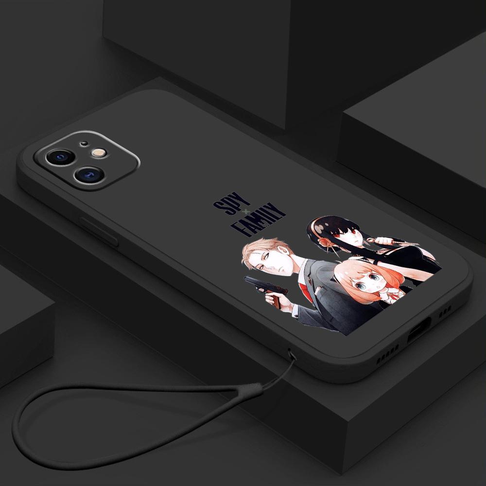 Samsung Galaxy A14 A24 A54 A34 для iPhone 11 12 13 14 15 Pro Max Xiaomi Redmi 13C Note 13 Huawei Straight Edge Мягкий чехол для телефона NY17 Spy X Family Anime