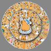 100 Capybara Cartoon Stickers: Cute Animal Decorations for Water Cups, Phone Cases, and Computers