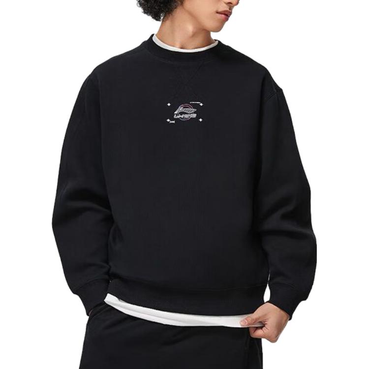 Свитшот Li Ning Sports Life Collection Унисекс Черный AWDT063-2