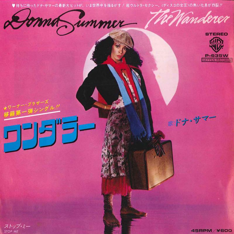7inch Record DONNA SUMMER - Wanderer / Stop Me P635W GEFFEN 1980 Japan Soul/Funk Used